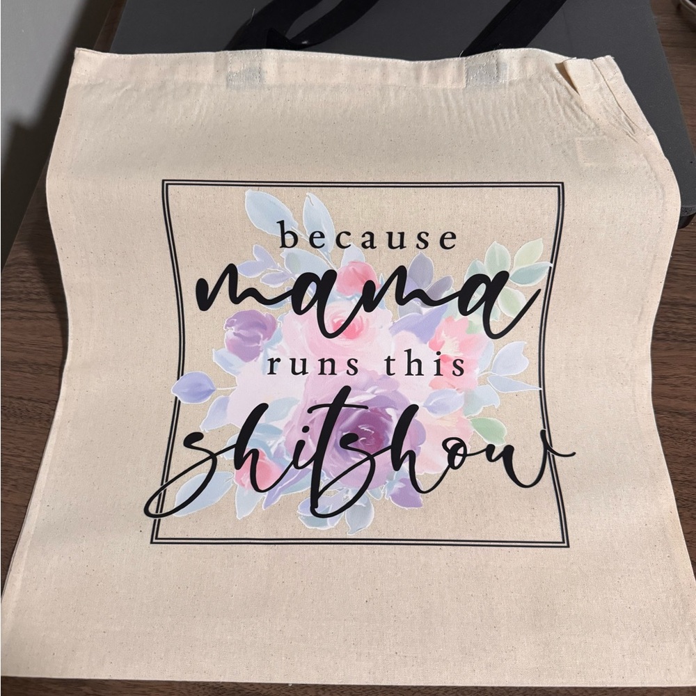 New printed cavas bag.